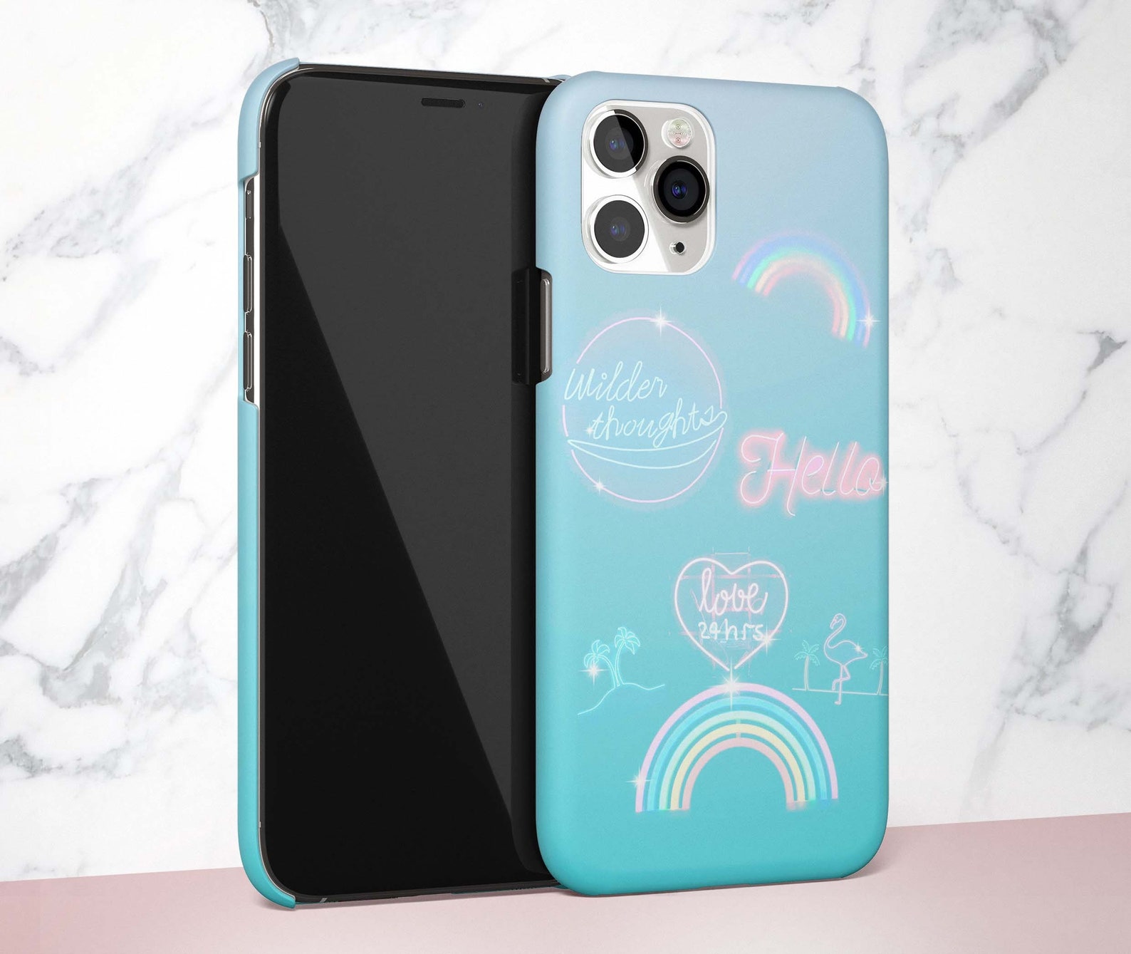 Neon Lights Phone Case iPhone 11 11 Pro Max XR XS XS Max 7 Etsy
