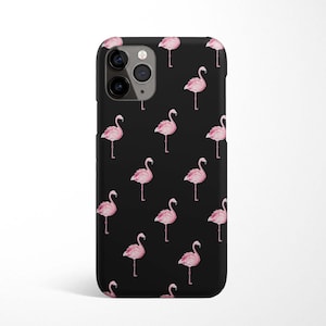 Flamingo Phone Case available for iPhone 15 14 13 Pro 12 Mini, 11 Pro, Samsung Galaxy S24 S23 S22 Ultra S21 Plus, Note 20 Plus Tropical Case