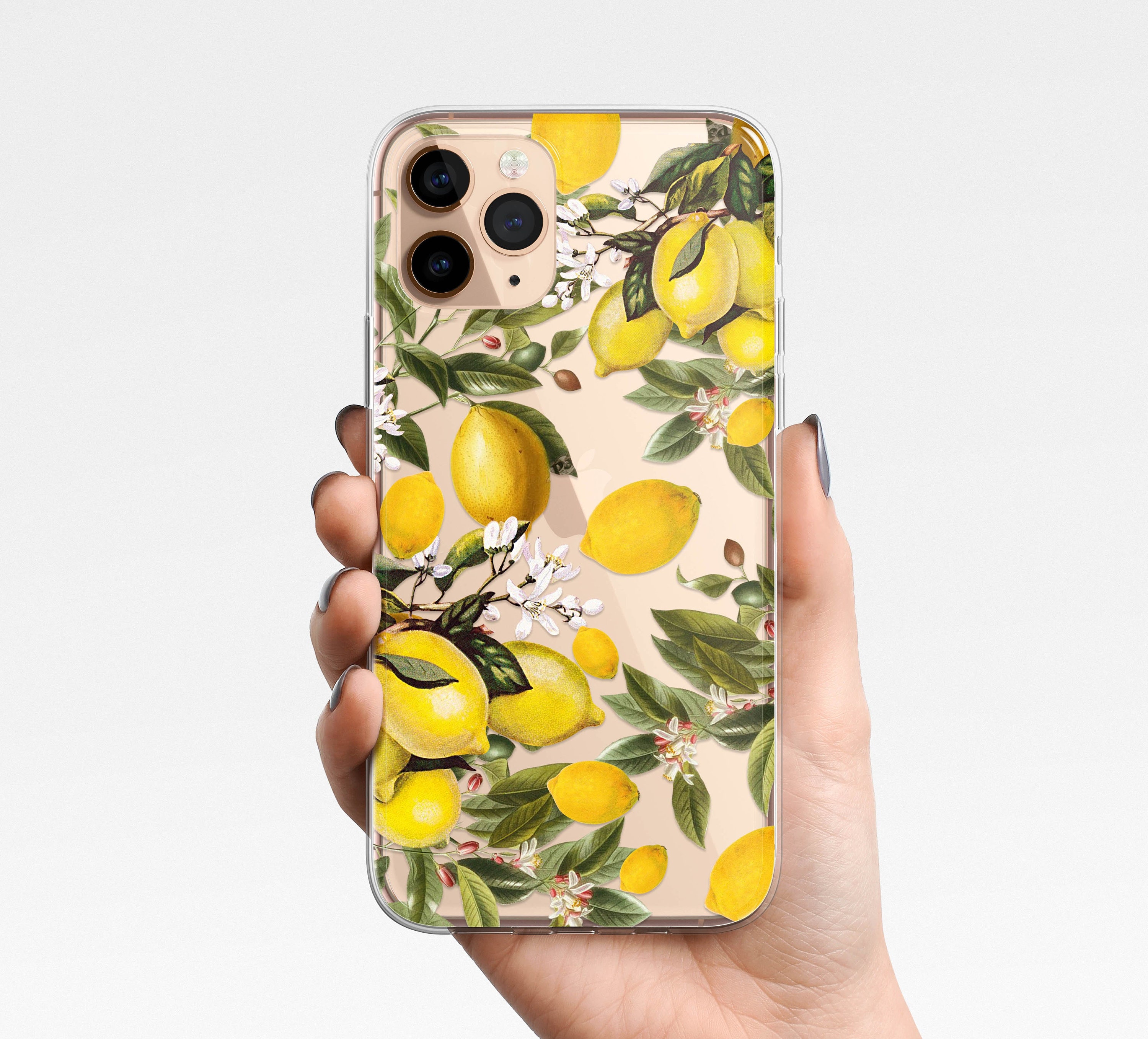 LEMONed iPhoneカバー Los restos de la arana Lemon Clear Case for iPhone 17e 17 16e 16 15 14 13 12 11 Samsung