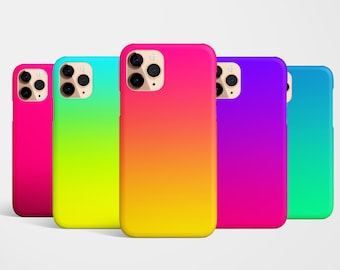 Custodia per telefono dai colori vivaci per iPhone 17e 17 16e 16 15 14 13 12 MagSafe Samsung Galaxy S26 S25 S24 S23 S22 Google Pixel 10 Rosa Blu Giallo regalo