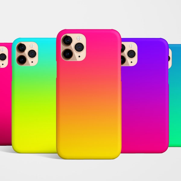 Bright Color Phone Case available for iPhone 15 14 Pro Max 13 12 11 Samsung Galaxy S24 S23 S22 S21 Google PIxel 7 6 MagSafe Pink Blue Yellow