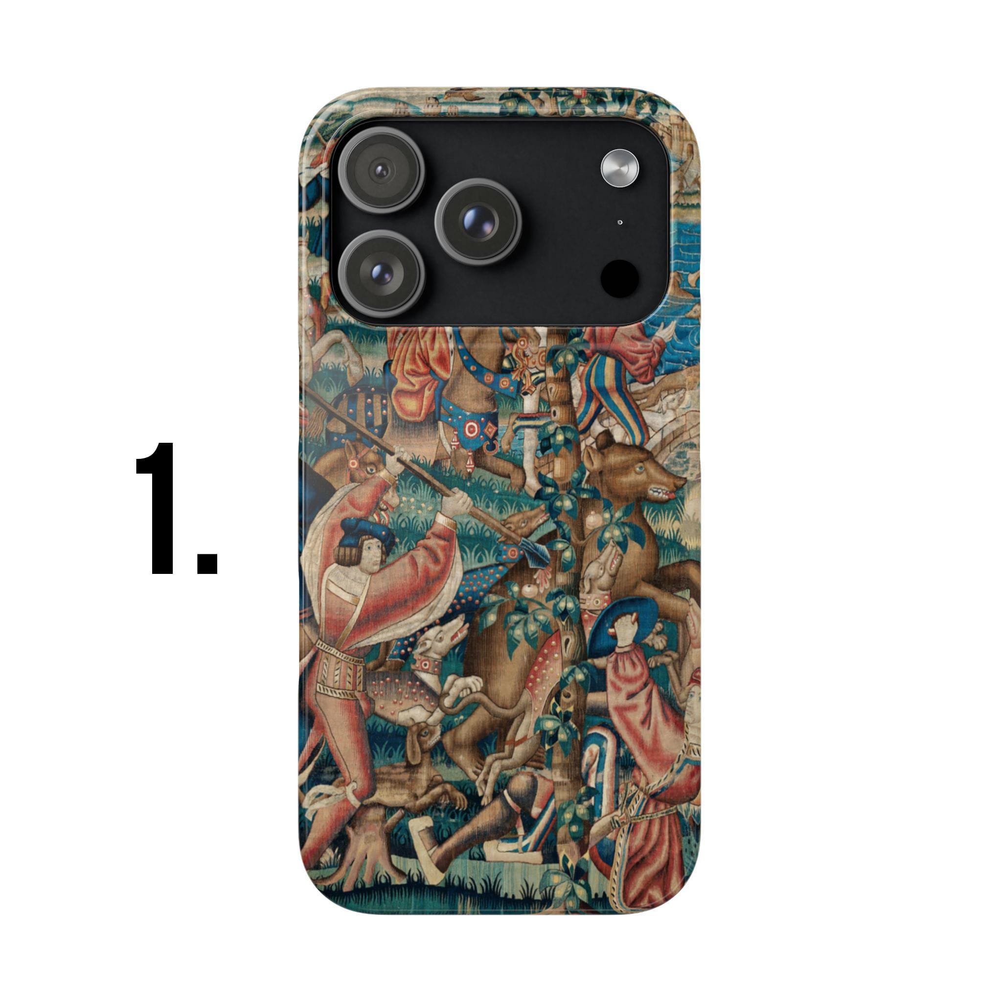 Medieval Painting Phone Case iPhone 17e 17 16e 16 15 14 13 12 Magsafe ...