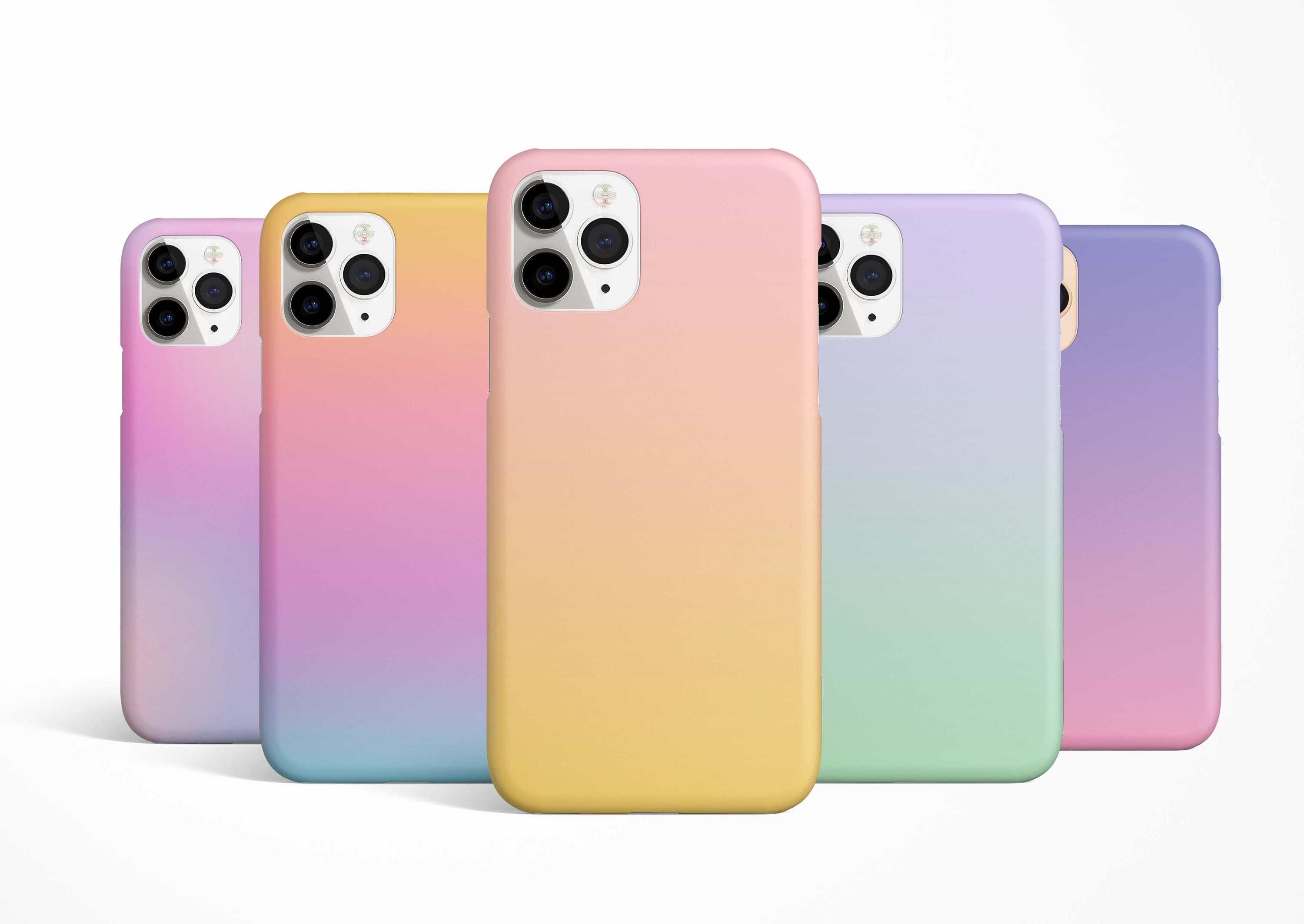 新品 カイカイキキiphoneケース XS rainbow color Ombre Rainbow Color Phone Case iPhone 17e 17 16e 15 14 13 12 11