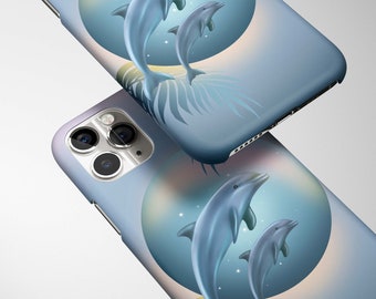 Society6 iPhone4/4S,5用 Dolphins by Belle13 Dolphin Phone Case, Animal Phone Cover for iPhone 16, 15, 14
