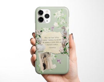 Shakespeare Quote Phone Case for iPhone 17e 17 16e 16 15 14 13 12 11 MagSafe Samsung Galaxy S26 S25 S24 S23 S22 Google Pixel 10 gift idea