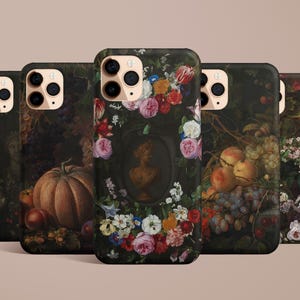 Funda para teléfono Grunge Renaissance para iPhone 17, 16e, 16, 15, 14, 13, 12 y 11 con MagSafe para Samsung Galaxy S25, S24, S23 y S22 Pixel 10, diseño artístico con pintura gótica, regalo