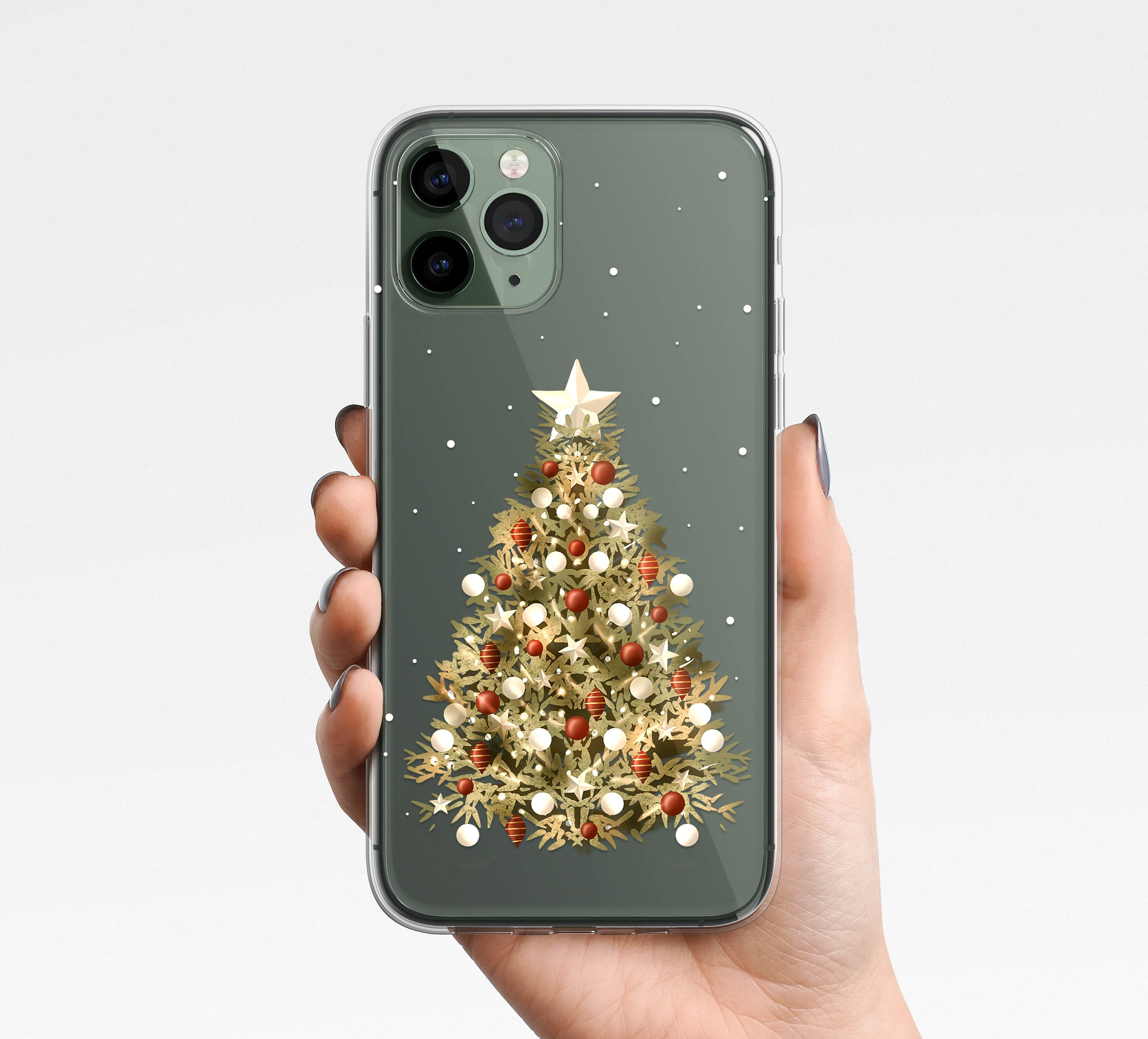 Christmas Tree Phone Case for iPhone 17e 17 16e 16 15 14 13 12 11 ...