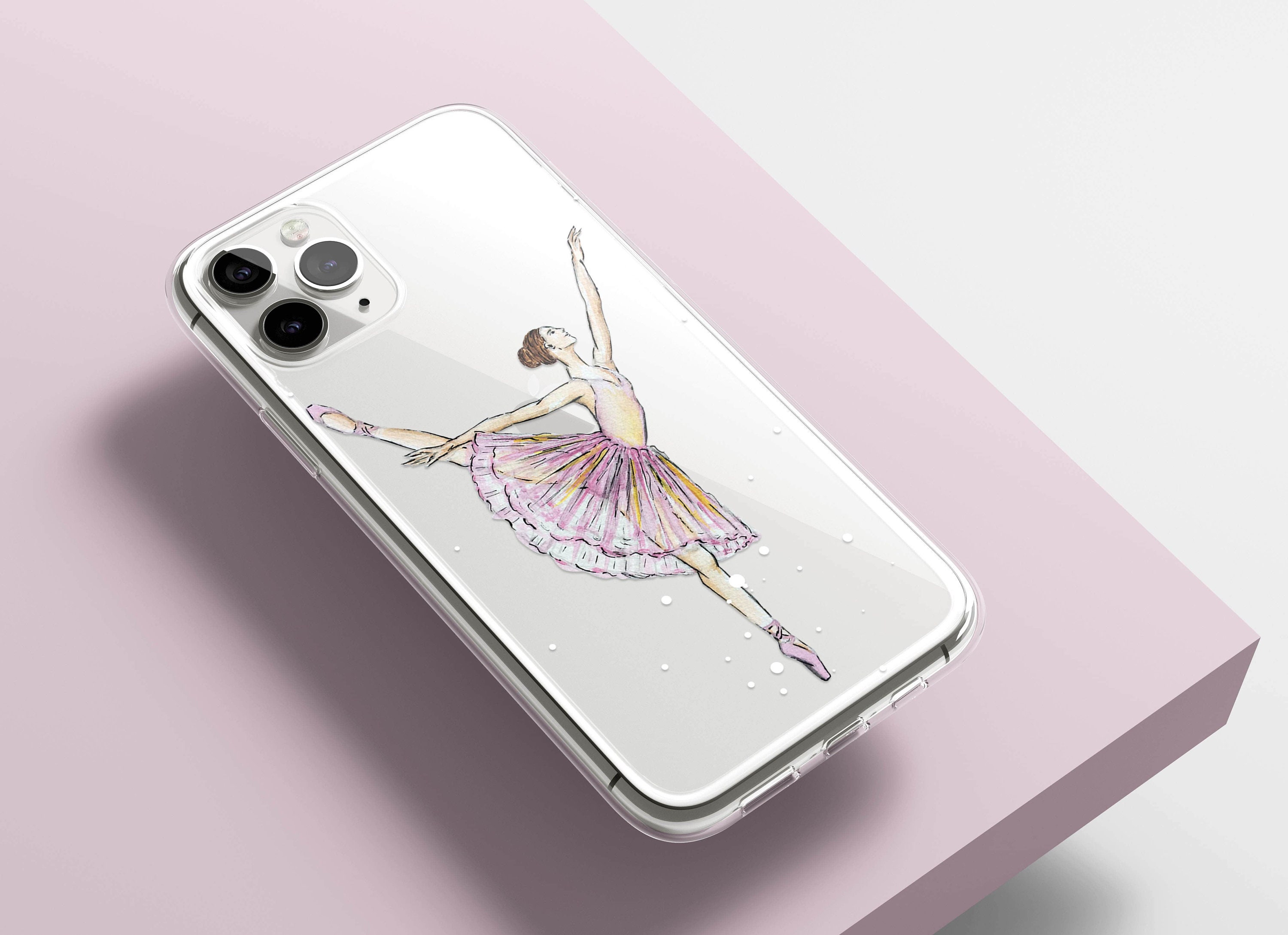 Ballet Clear Case iPhone 17e 17 16e 16 15 14 13 12 11 Samsung