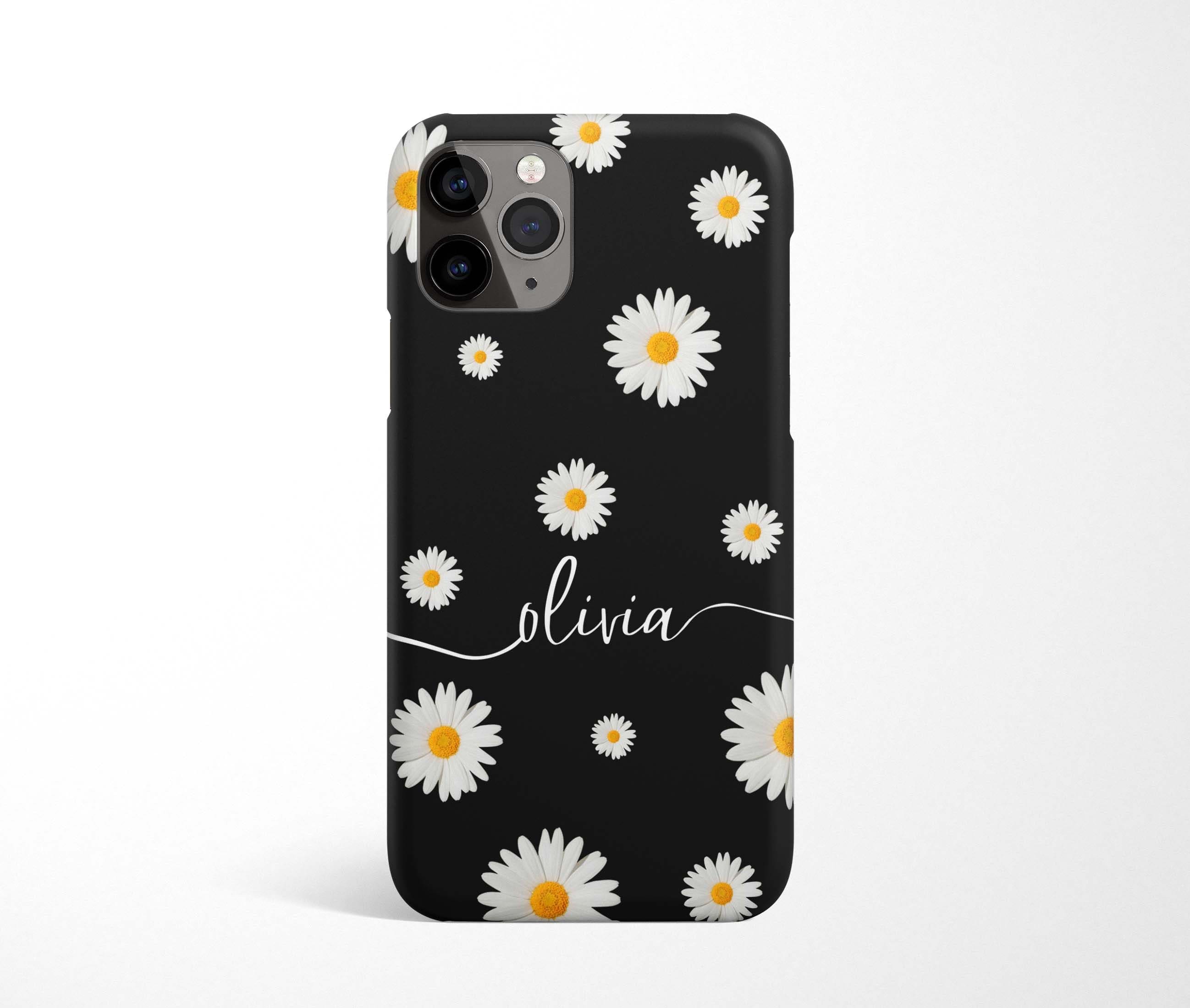 Daisy Flower Case | Add your name or initials | Personalized