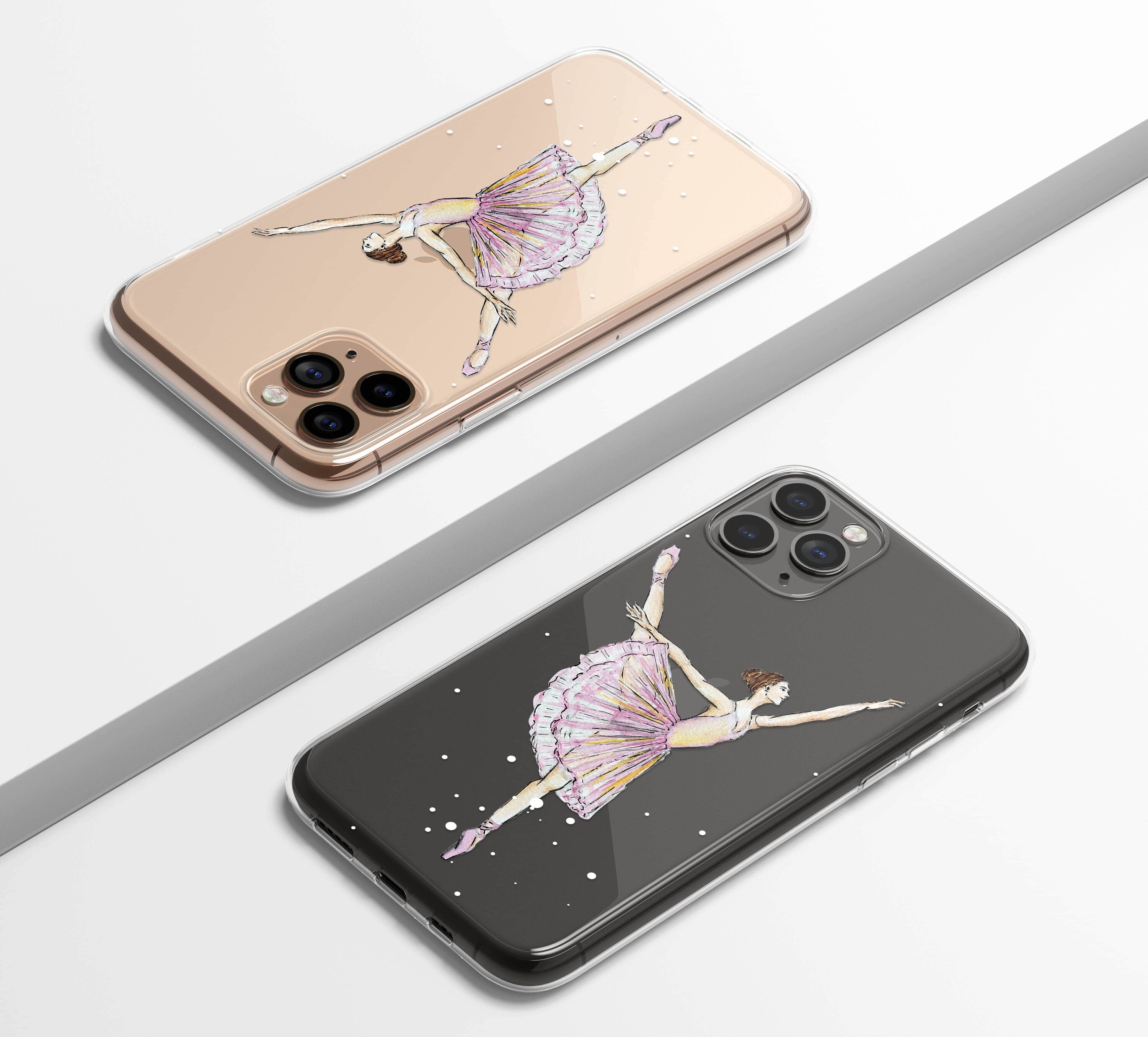 Ballet Clear Phone Case for iPhone 16 15, 14 13 12 11