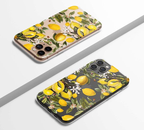 Lemon Clear Case for iPhone 17e 17 16e 16 15 14 13 12 11 Samsung