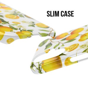 Lemon Phone Case for iPhone 17e 17 16e 16 15 14 13 12 11, Samsung Galaxy S26 S25 S24 S23 S22, S21, S20, Note Summer, Lemonade fruit flower image 4