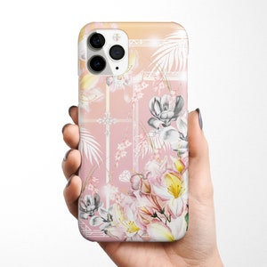 Coquette Pink Rose Phone Case for iPhone 16e 16 15, 14, 13 12 11 Samsung Galaxy S25 S24 S23, S22 S21 S20 aesthetic, gift for her, flower