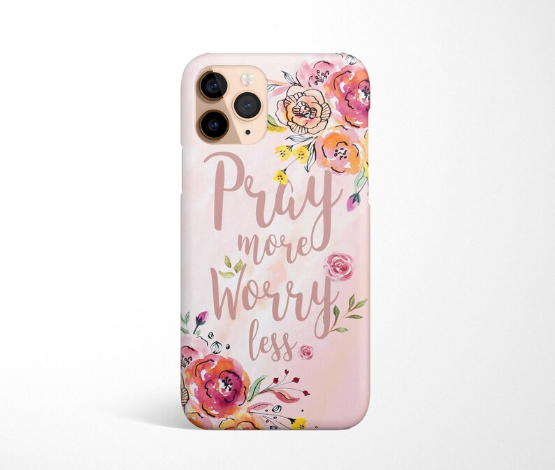 Pray Quote Phone Case for iPhone 17e 17 16e 16 15 14 13 12, 11 Samsung ...