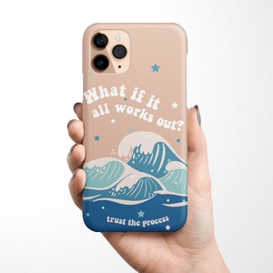 What If Insppirational Quote Phone Case iPhone 16e 16 15 14 13 12 11 Samsung Galaxy S25 S24 S23 S22 S21 retro ocean, sea and motivation gift