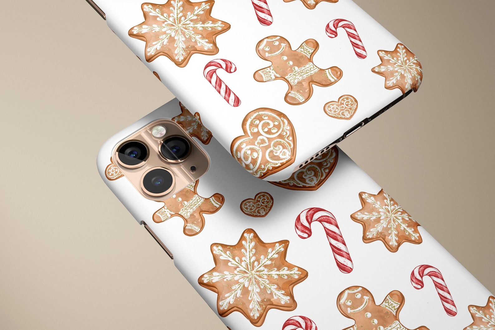 Navidad Gingerbread Phone Case para iPhone 11 11 Pro Max XR Etsy