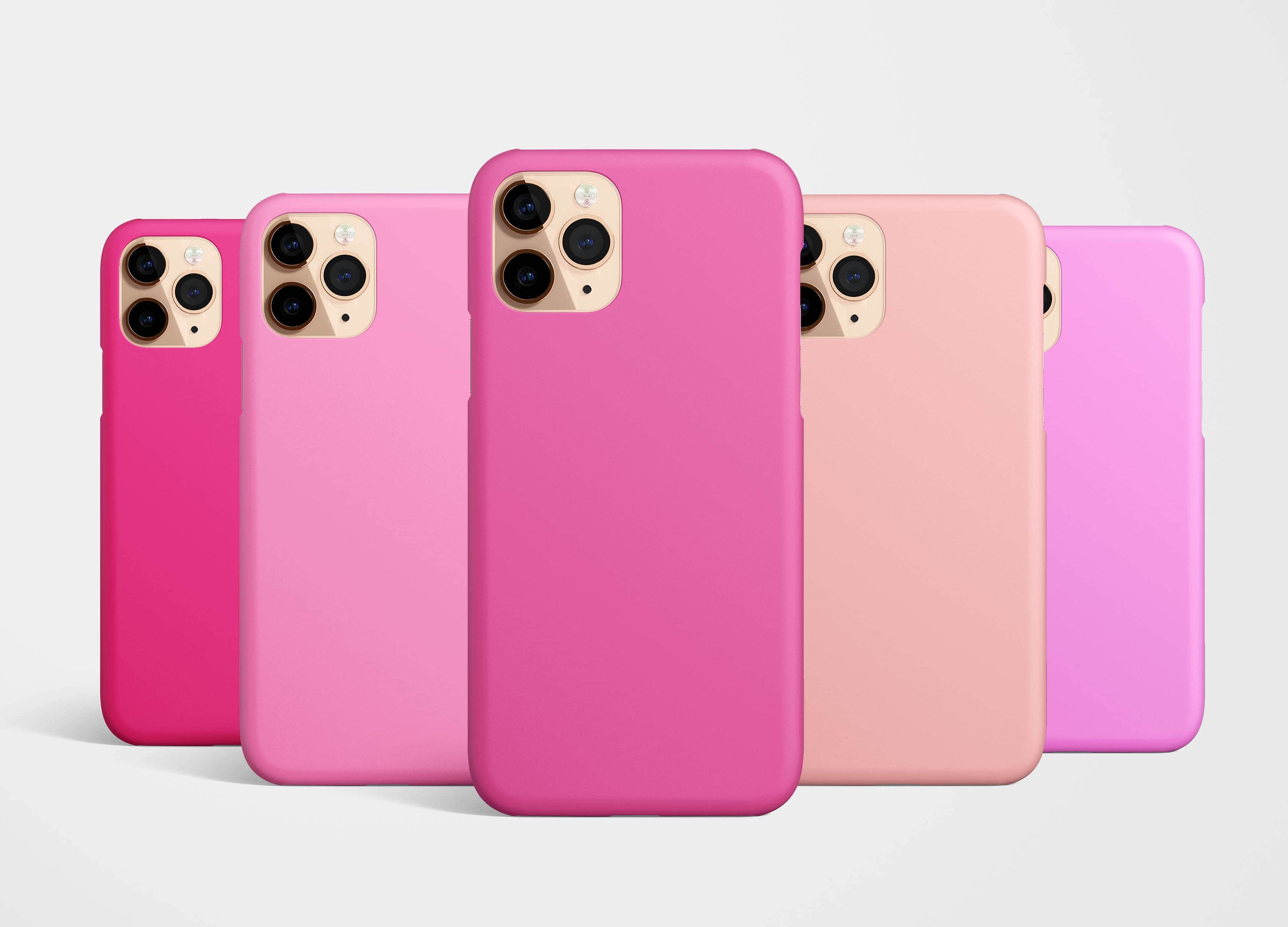 Pink Color Phone Case for iPhone 17e 17 16e 16 15 14 13 12 11