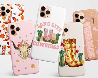 Cowgirl Western Phone Case for iPhone 17e 17 16e 16 15, 14 13, 12, 11 Samsung Galaxy S26 S25 S24 S23 S22 S21 Google PIxel 10 MagSafe Country