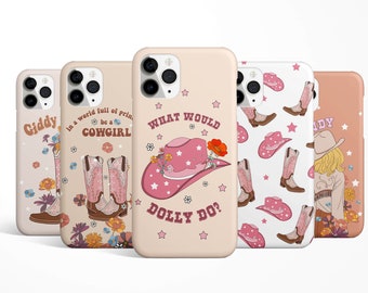 Etui na telefon z cytatem kowbojki z Dzikiego Zachodu na iPhone'a 17e 17 16e 16 15 14 13 12 11 MagSafe Samsung Galaxy S26 S25 S24 S23 S22 S21 Country Pixel 10 9 prezent