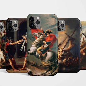 Grunge Renaissance Phone Case iPhone 16e 16 15 14 13 12 11 Samsung Galaxy S25 S24 S23 S22 Pixel 9  MagSafe Art Cover goth painting Napoleon