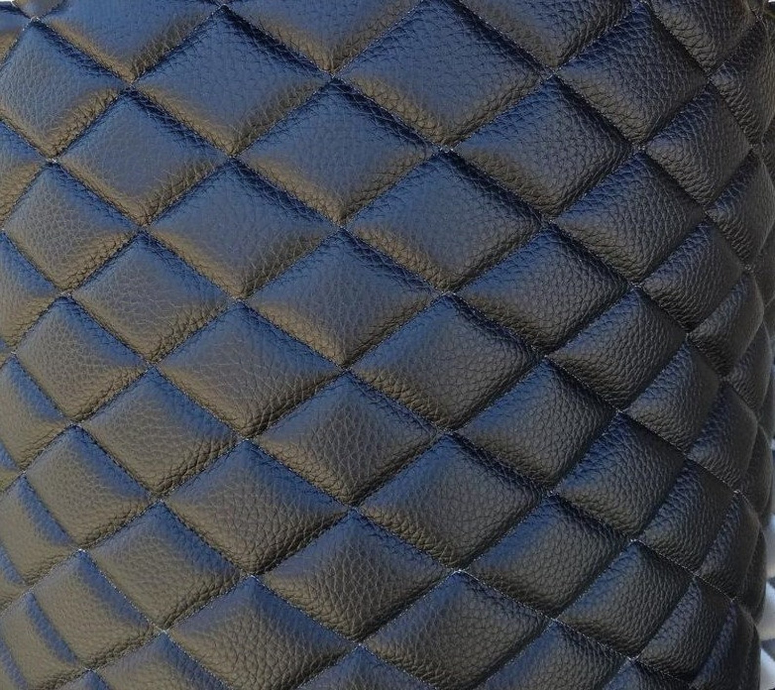 Vinyl Diamond Fabric / Quilt Fabric / 2x3 Quilted Etsy