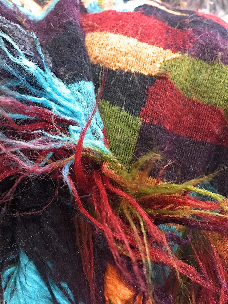 FauxFake Fur 60 Wide Colorful Sold by The Yard Luxury Shag