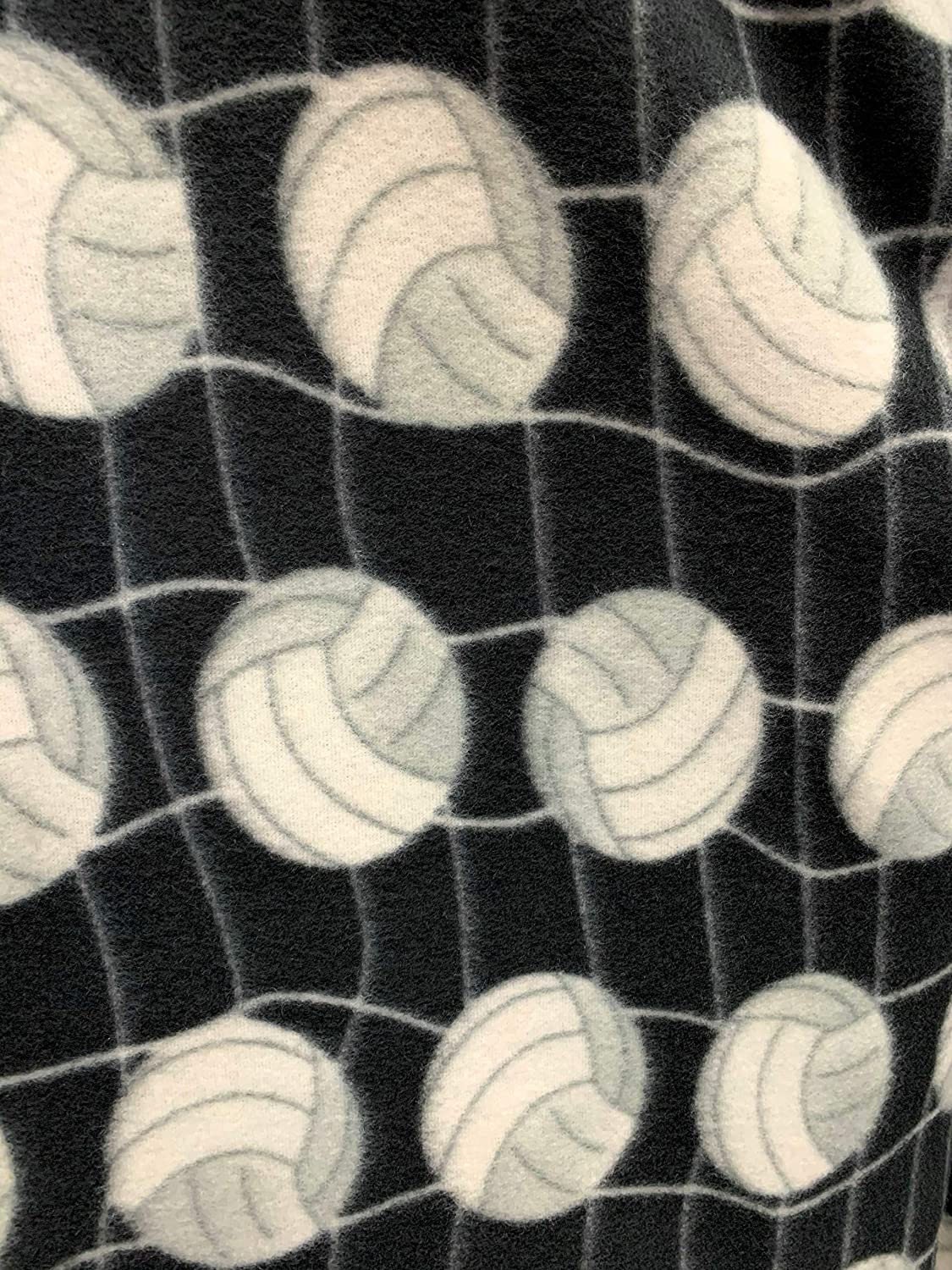 Fleece Fabric / Volleyball Premium Anti Pill Sport Print Etsy