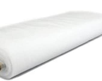 Tela de tul blanco - 54" ancho - 40 yardas - Vendido por perno - calidad nupcial, tutú Pew Craft Draping, boda, decoración