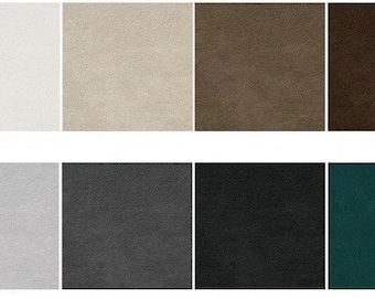 Suede, Upholstery Solid Micro Suede Fabric by the Yard / 58” Width / 8 Colors / Sold by the Yard / Apparel, Clothing, Costume, Accessories