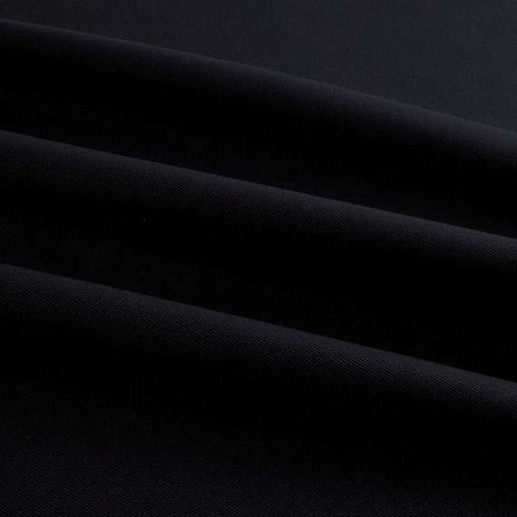 Bull Denim Fabric 100% Cotton Non Strech Black/Off-White | Etsy