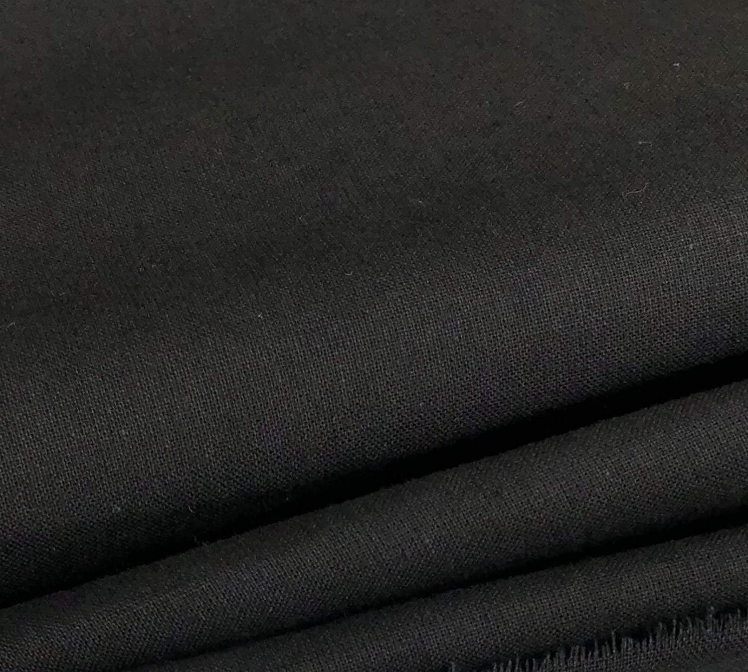 Black Cotton Sheeting Fabric / %100 Cotton / 60 Wide / | Etsy