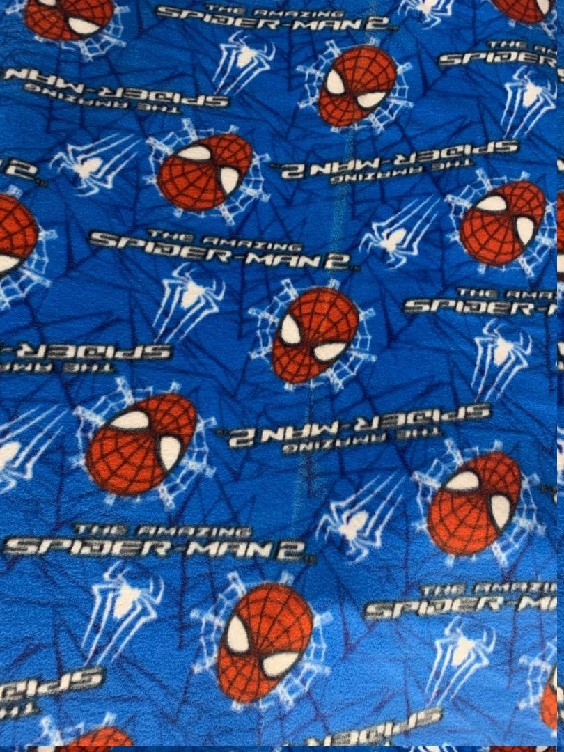 Spider man Fleece Fabric /The Amazing SpiderMan 2 Fabric / Etsy