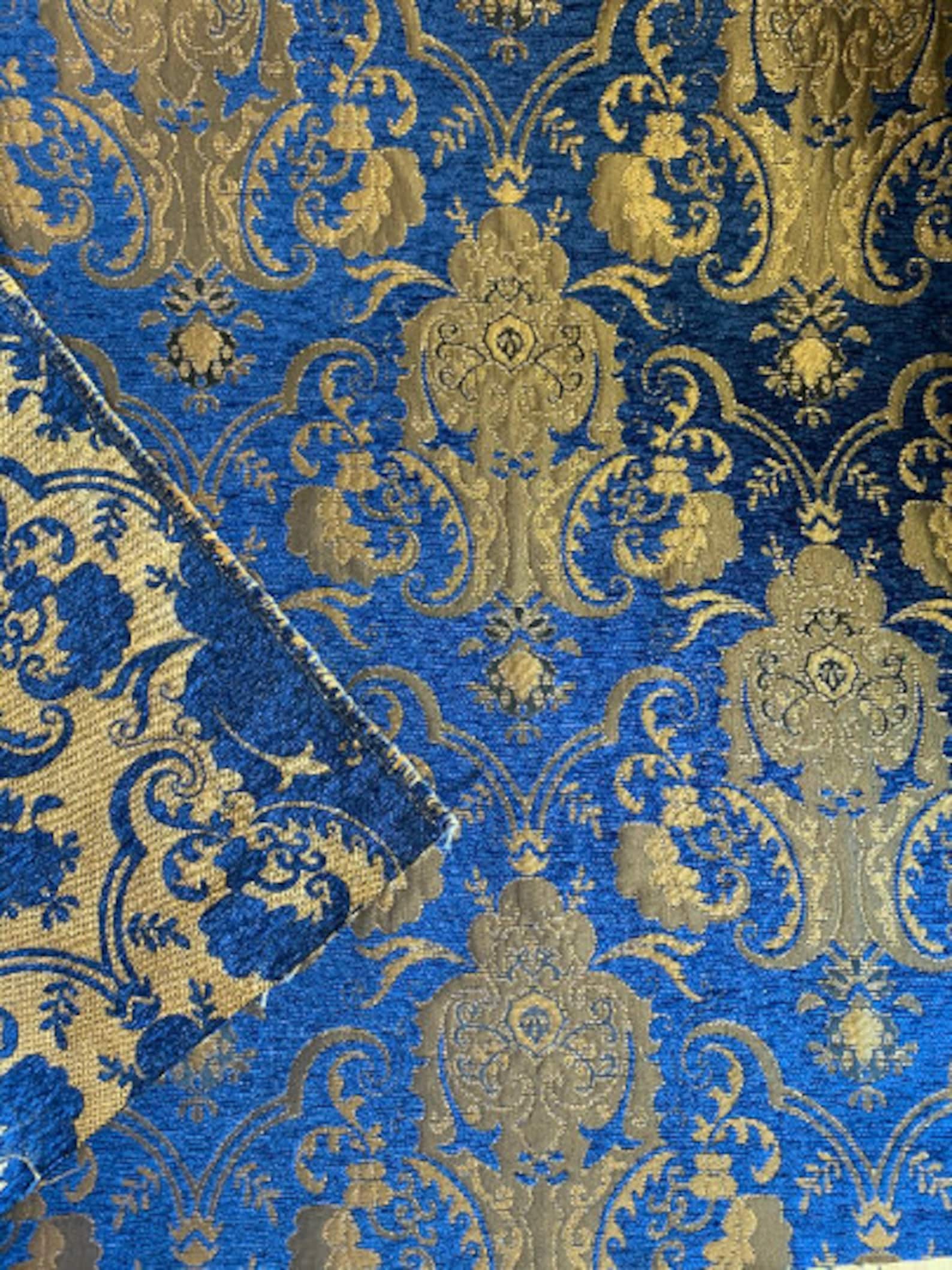 Upholstery Damask Chenille Fabric Luxury Drapery Fabric Etsy