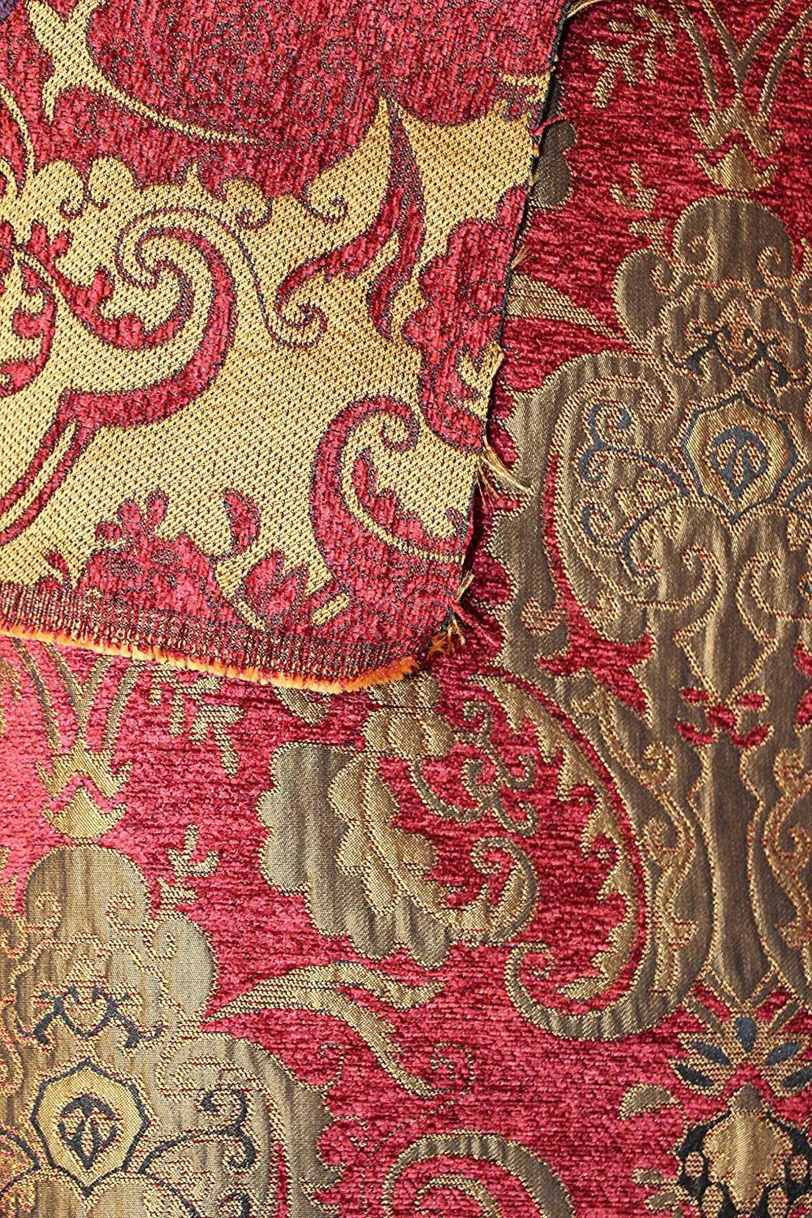 Upholstery Damask Chenille Fabric Luxury Drapery Fabric Etsy