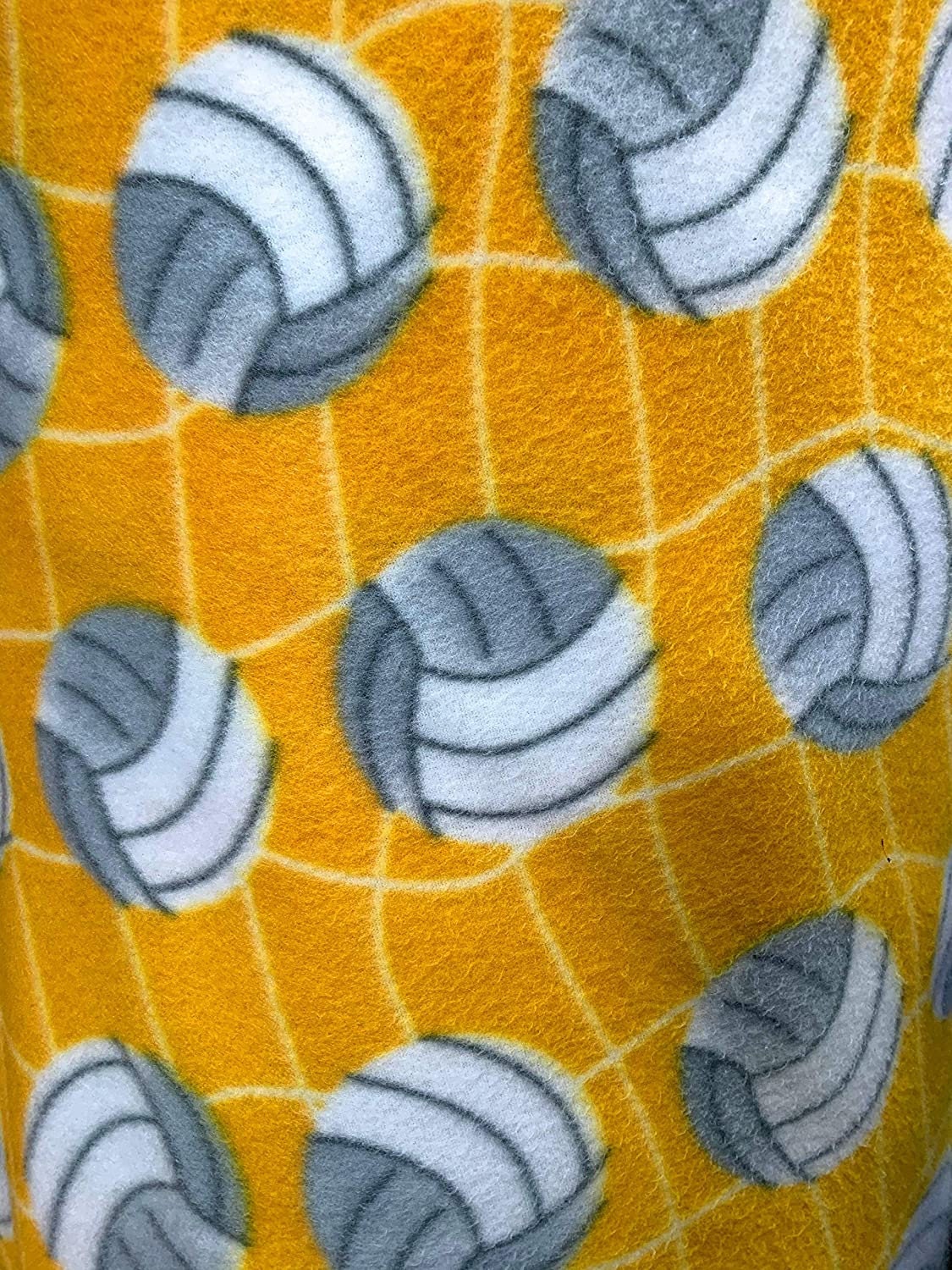 Fleece Fabric / Volleyball Premium Anti Pill Sport Print Etsy