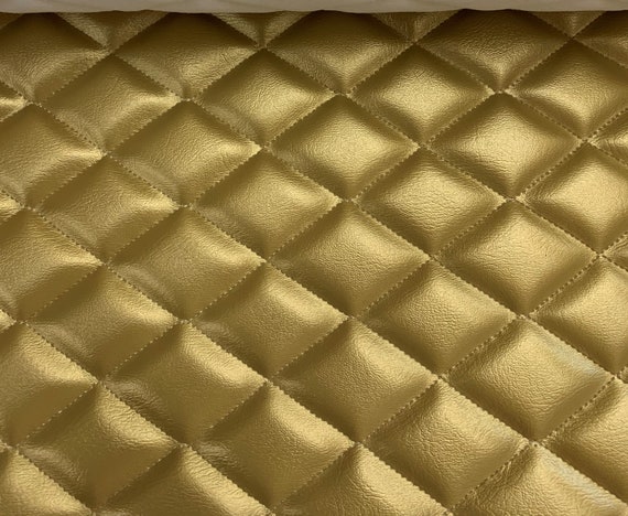 Vinyl Diamond Fabric / Quilt Fabric / 2x3 Quilted Fabric With 3/8 Foam  Backing Vinyl Upholstery, 54 Wide, Sold by the Yard 