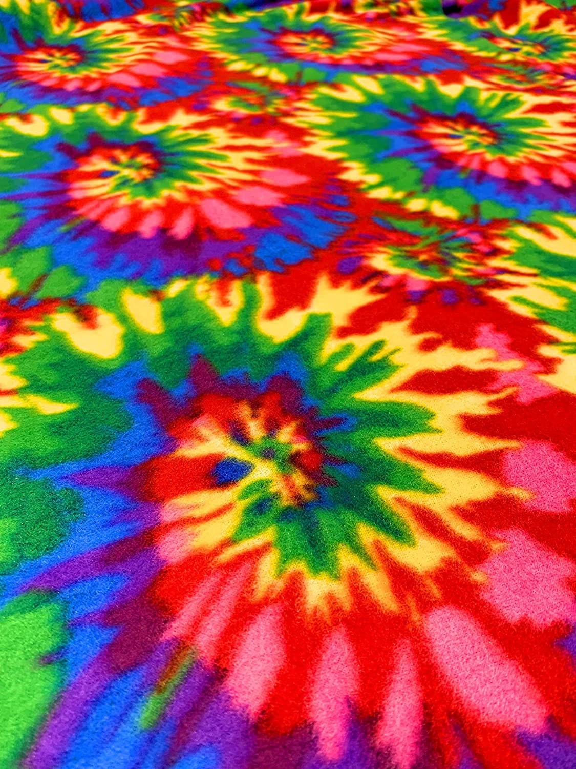Tie Dye Fleece Fabric / Antipill / Polar Prints Spiral / TIE Etsy