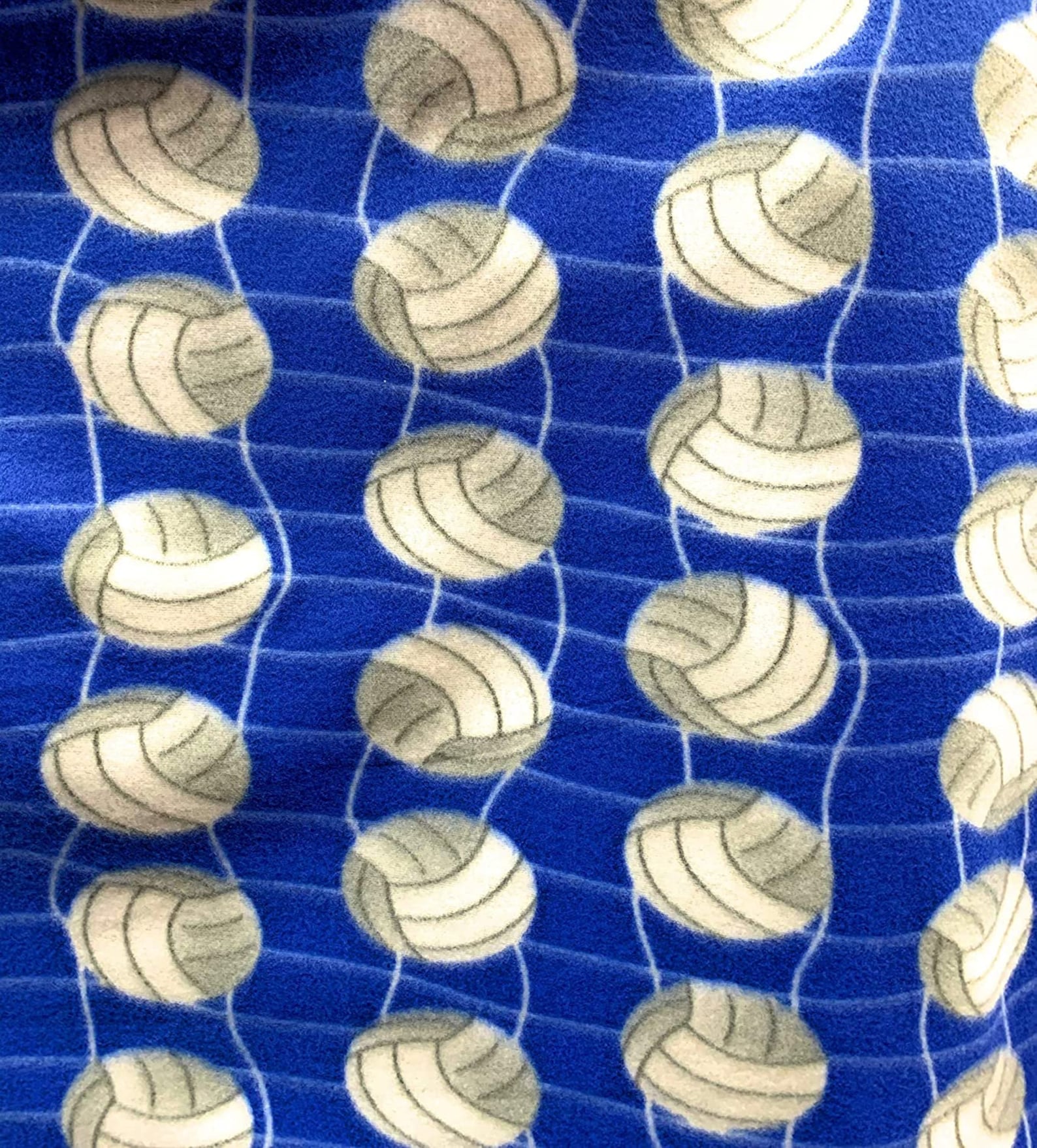 Fleece Fabric / Volleyball Premium Anti Pill Sport Print Etsy