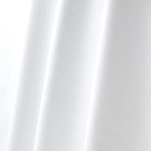 Roc-Lon White / Ivory Blackout Drapery Lining Fabric by The Yard - 54&quot; Wide