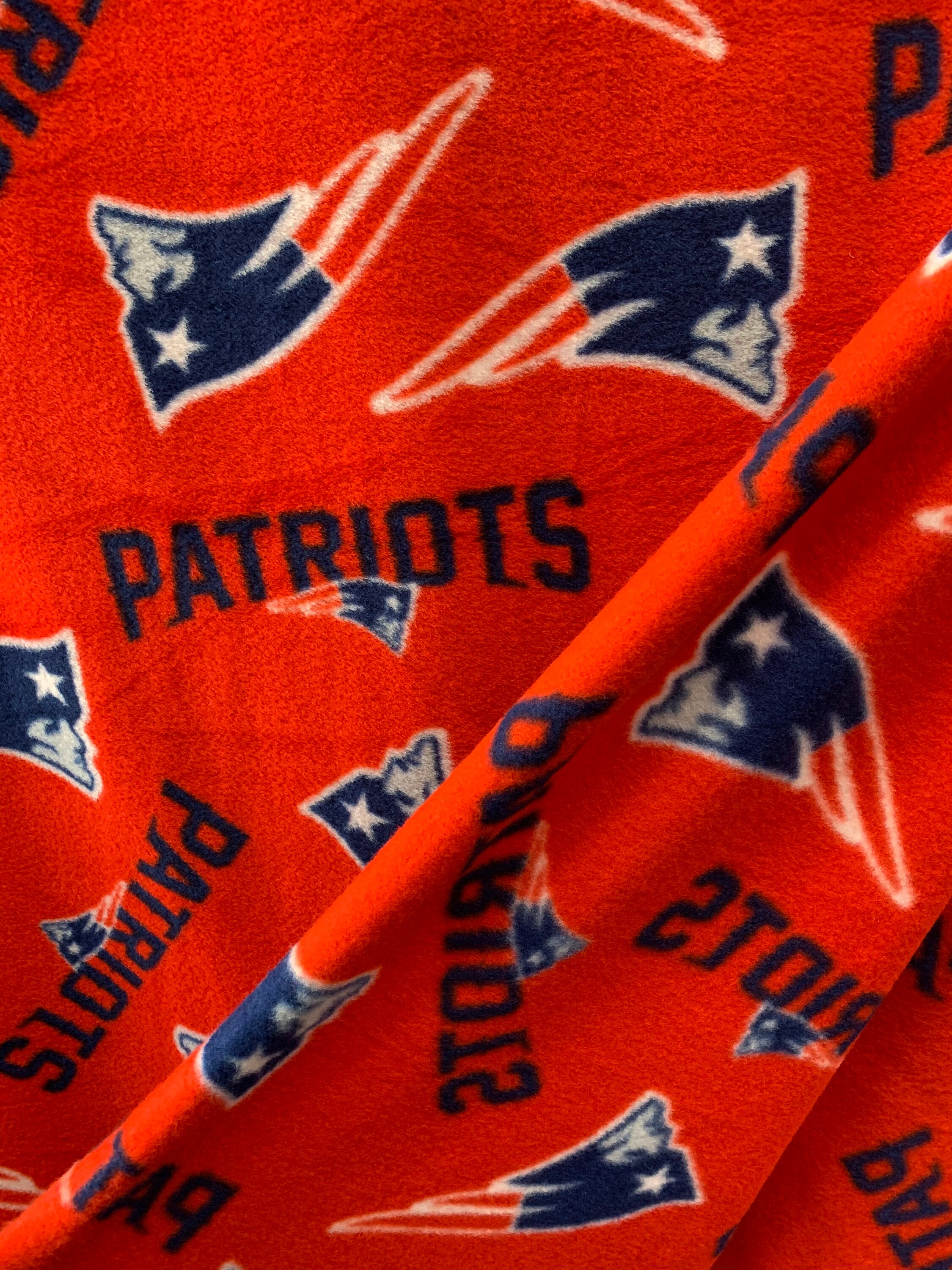 New England Patriots Fleece Fabric/ NFL Football Fleece Fabric Etsy UK