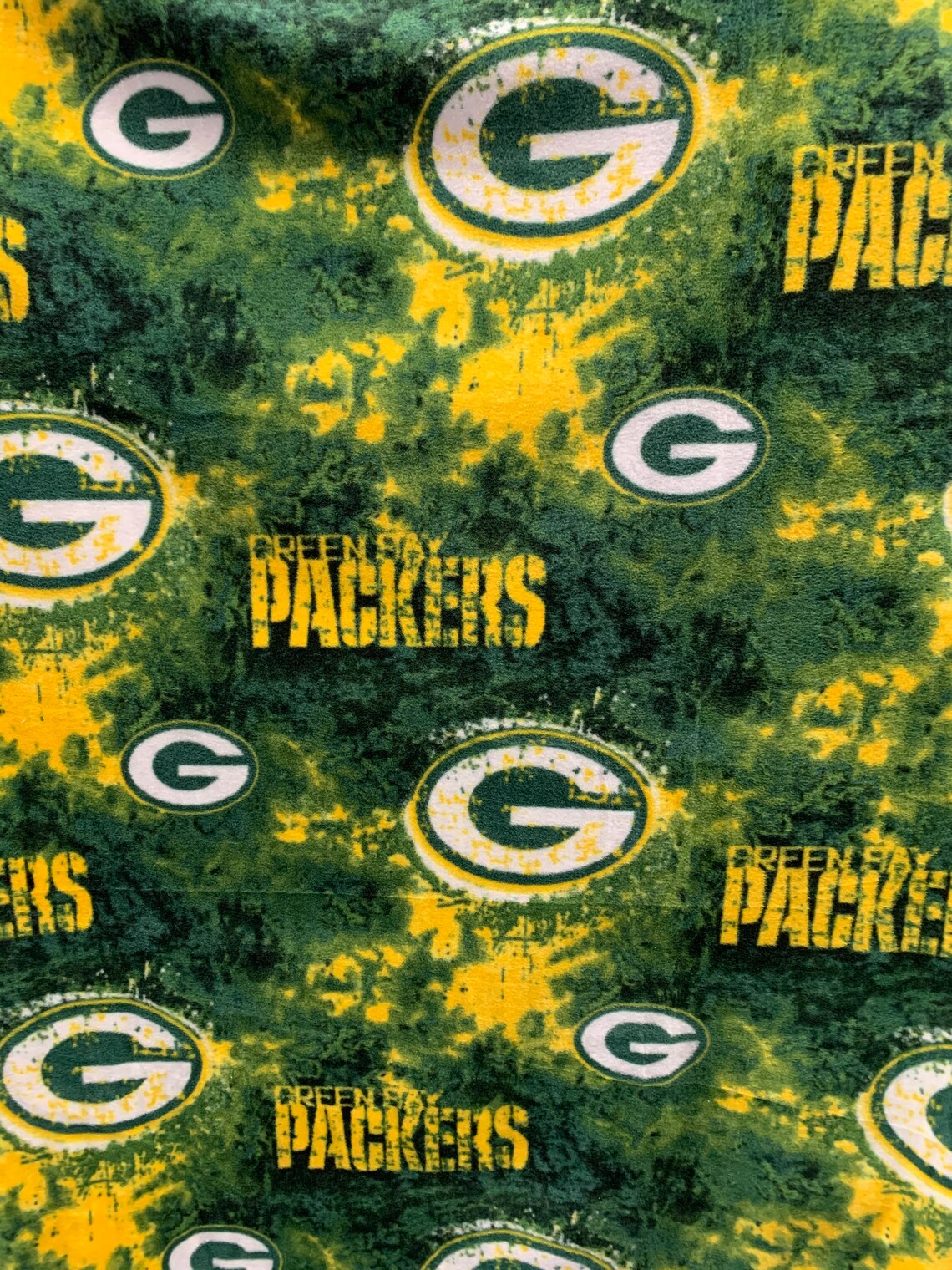 Green Bay Packers Fleece Fabric/ NFL Fleece Fabric / Sold By | Etsy