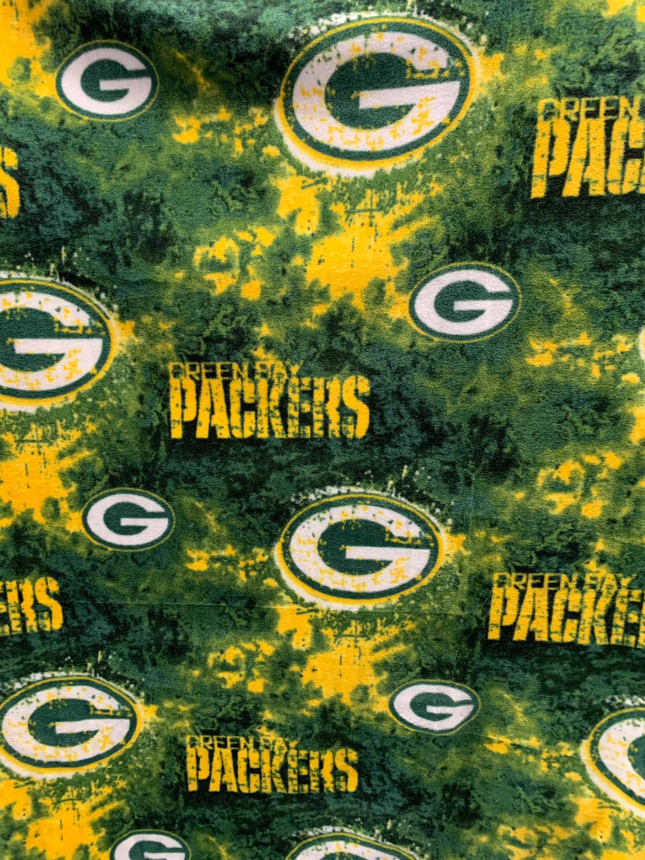Green Bay Packers Fleece Fabric/ NFL Fleece Fabric / Sold By Etsy