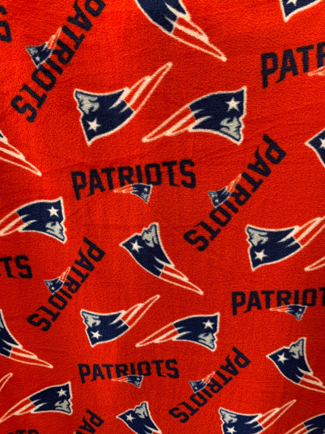 New England Patriots Fleece Fabric/ NFL Football Fleece Fabric Etsy UK