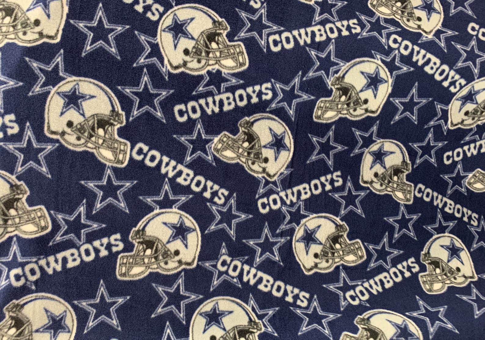 Cowboys Fleece Fabric/ NFL Fleece Fabric / Sold by the Yard / Etsy