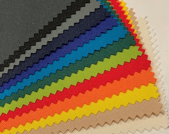 Waterproof Canvas Indoor/Outdoor Fabric - %100 Waterproof Solid Fabric -  60&quot; wide - 17 Solid Colors - Sold by the Yard