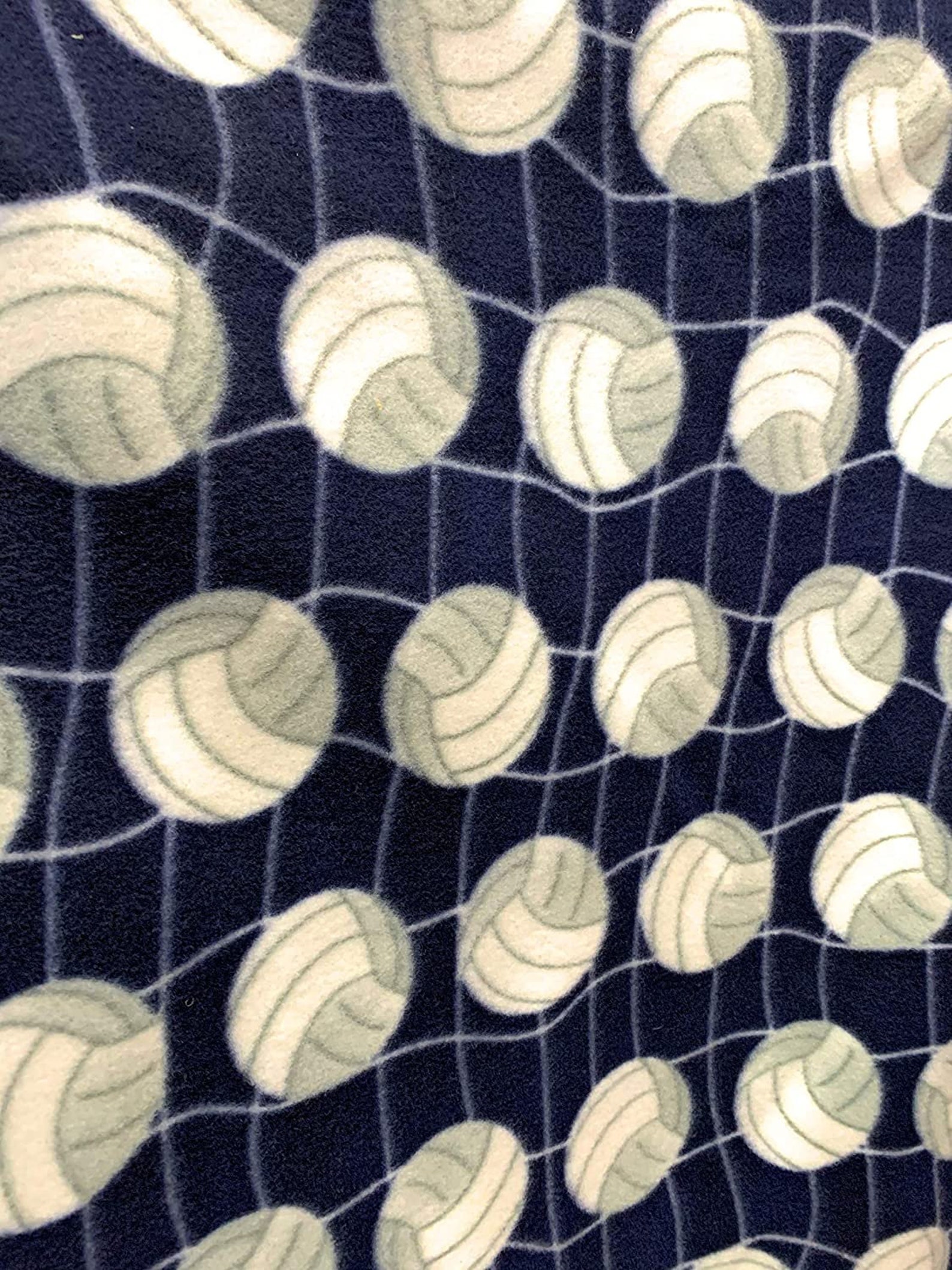 Fleece Fabric / Volleyball Premium Anti Pill Sport Print Etsy