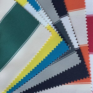 Stripe Canvas Awning Fabric, Premium Quality, Outdoor Stripe 2&quot; Waterproof Canvas, 60&quot; Wide/ 100% Nylon / Durable / Sold by the Yard or roll