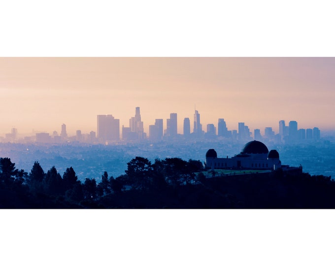 Los Angeles Skyline in Pastels