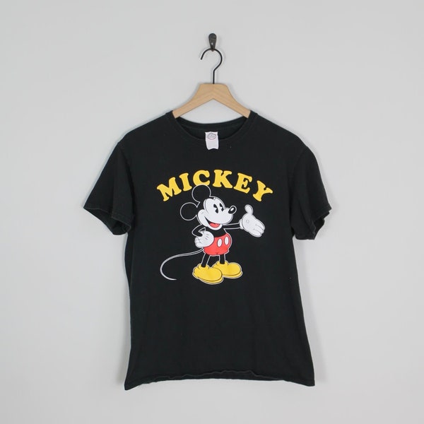 2000s Mickey Mouse, Disney T-Shirt, Size Medium, Mickey Tee, Walt Disney World, Magic Kingdom Shirt, Disney World Merchandise, 70s Mickey