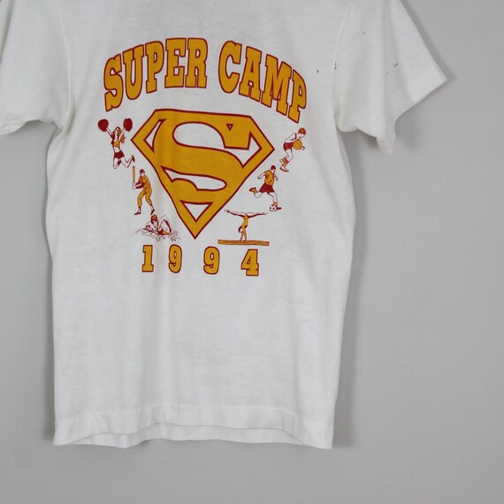 Vintage 90s Super Camp, Summer Camp T Shirt, Size… - image 3